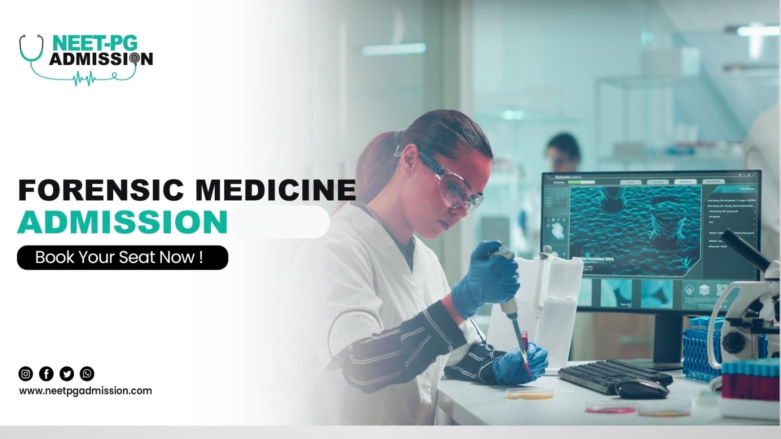 Md forensic medicine admission