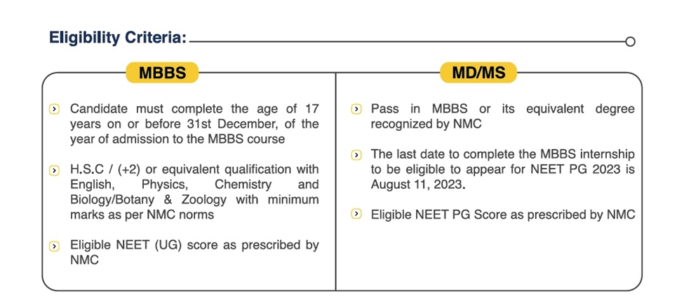 Gvp medical college eligibility criteria