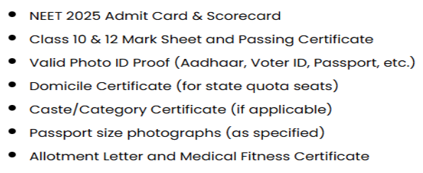MBBS in India: Everything You Need to Know 6 MBBS in India Documents Required